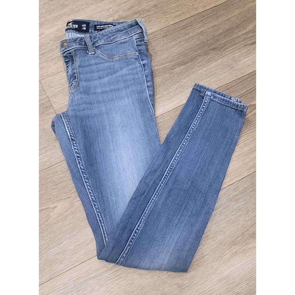 Hollister Low Rise Light Wash Skinny Jeans mid-2000s - Picture 2 of 6